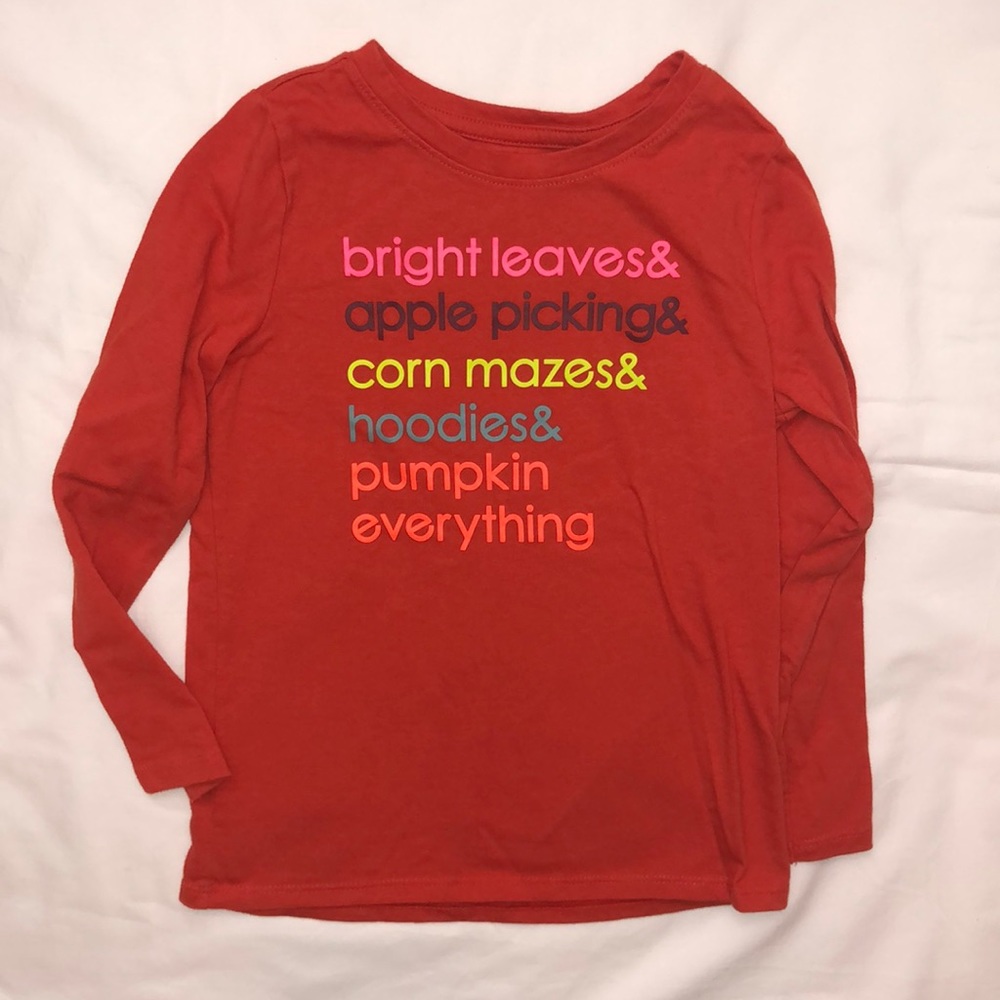 Cat & Jack Fall Toddler Girls Tshirt